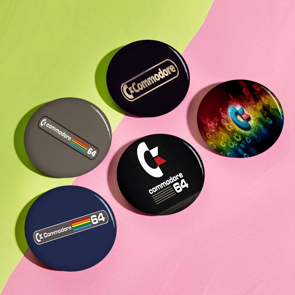 Tech Accessories Backpack - C-Commodore-64 Retro-Tech Anime Button Pin Bros