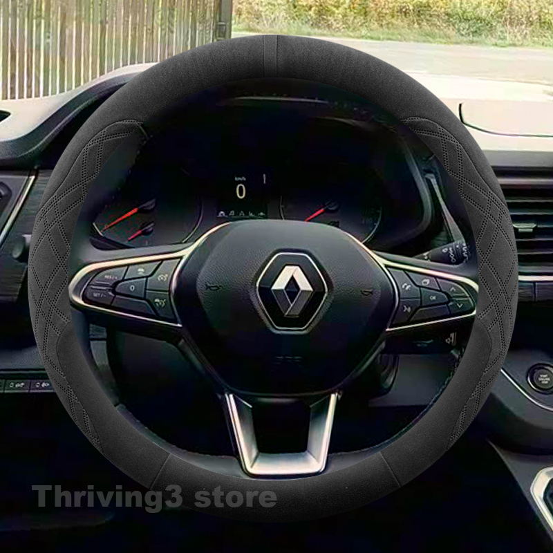 Tech Accessories Hub - Penutup Roda Kemudi Mobil Suede Hangat