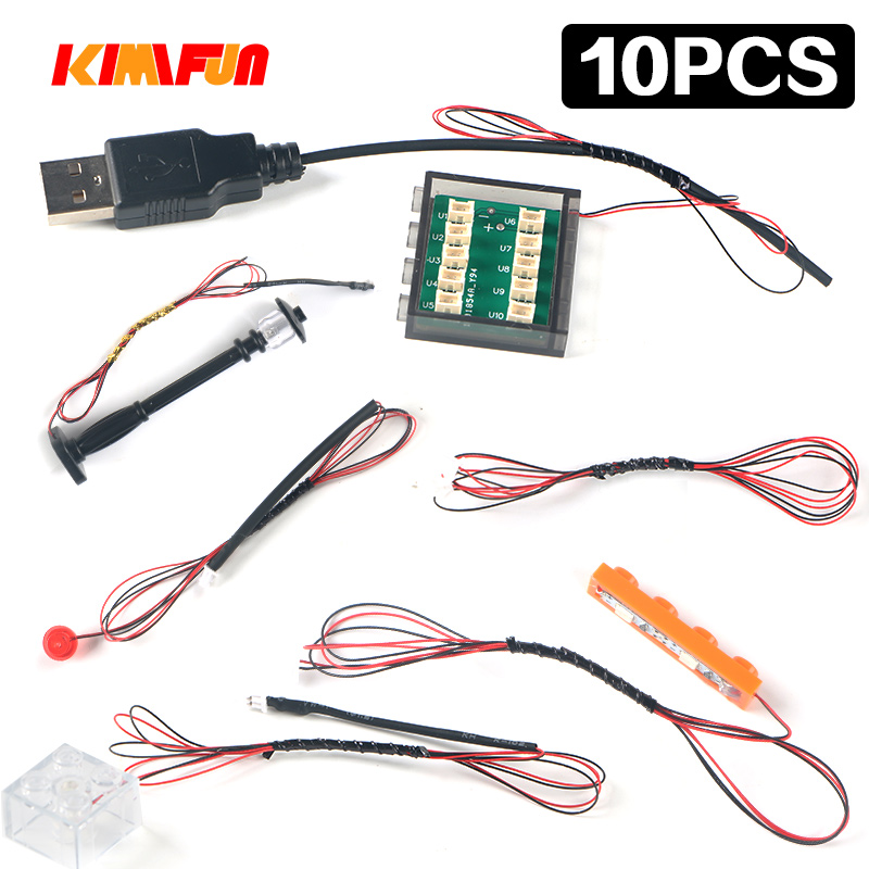 Tech Accessories Hub - 10 Buah DIY LED 2pin 1X1