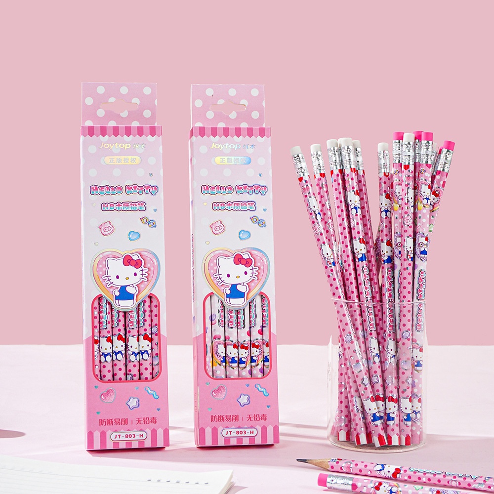 Tech Office Accessories - 12 Buah Pensil HB Sanrio Hello