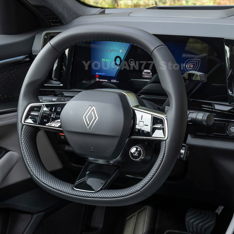 Tech Accessories Hub - Sarung Setir Mobil Kulit Untuk Renault