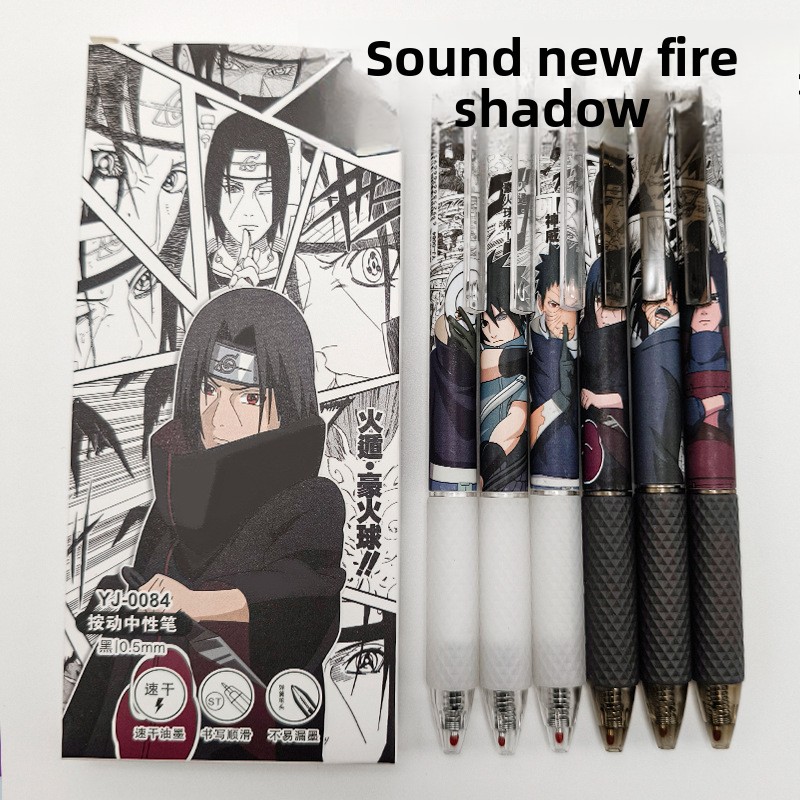 Pulpen Gel Anime Naruto Cetak  - Tech Office Accessories ulasan dan harga
