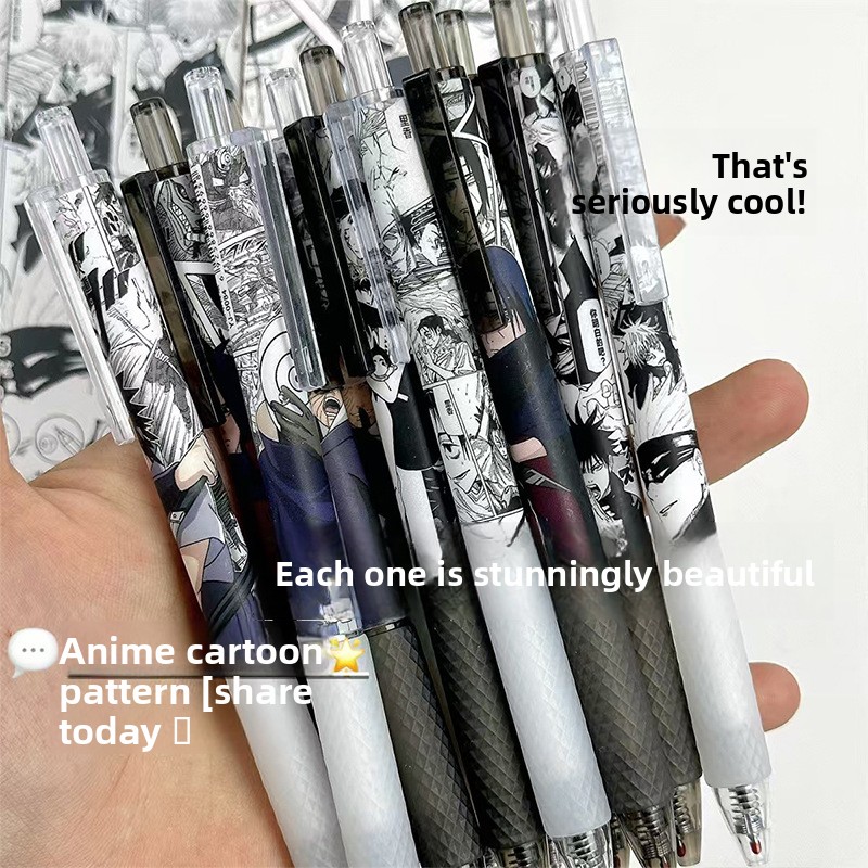 Pulpen Gel Anime Naruto Cetak  - Tech Office Accessories ulasan dan harga