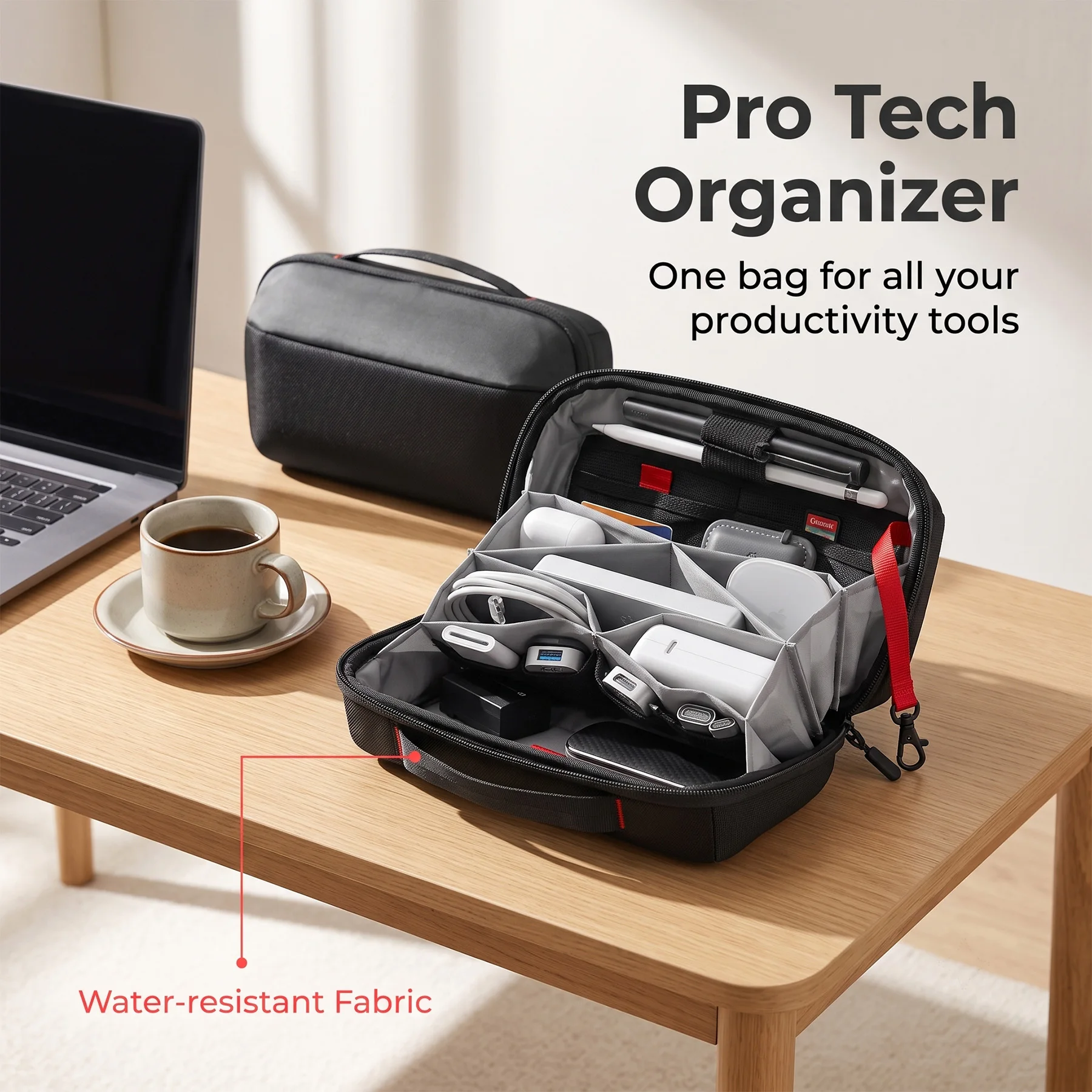 Kantong Organizer Perlengkapan - Tech Accessories Travel Case ulasan dan harga