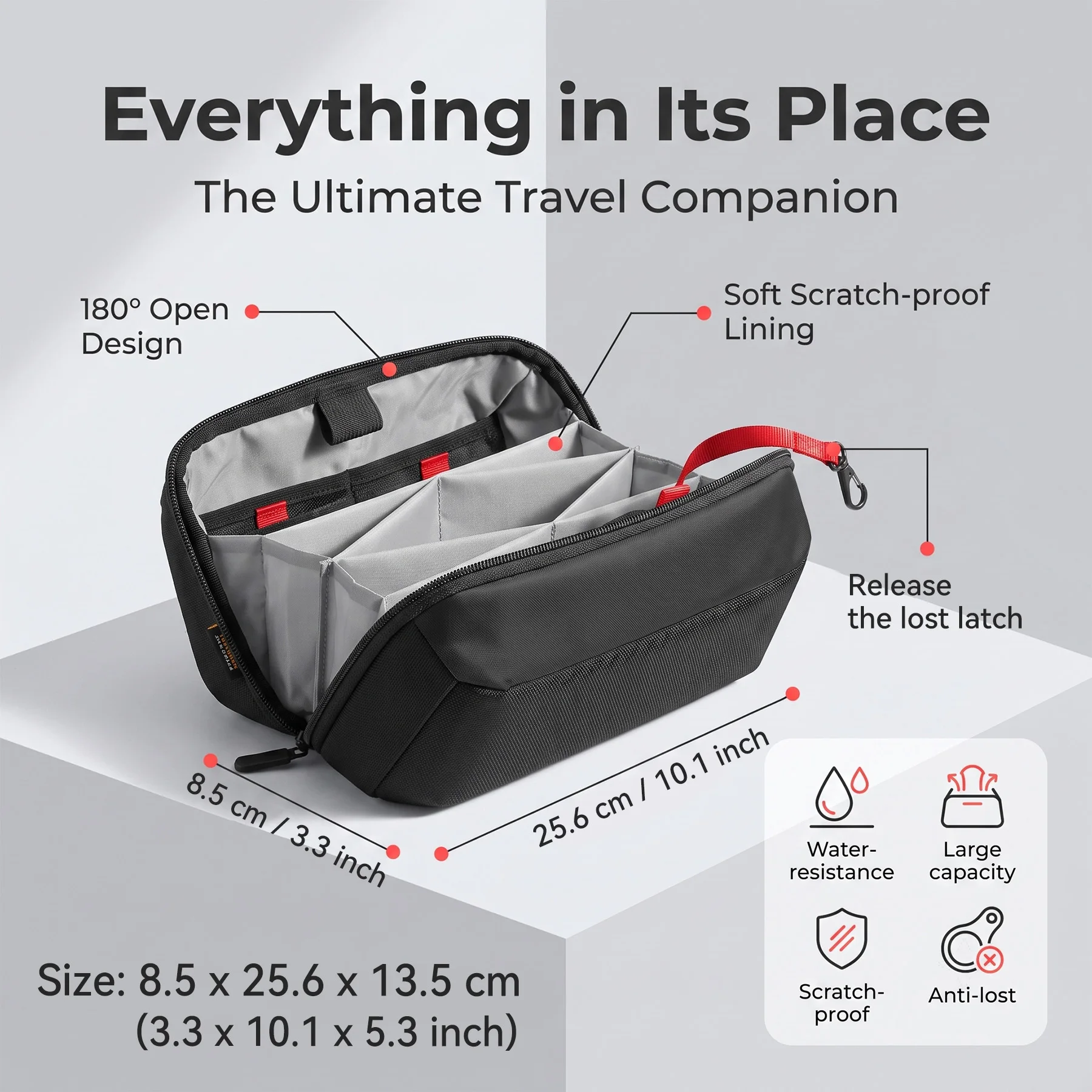 Kantong Organizer Perlengkapan - Tech Accessories Travel Case ulasan dan harga