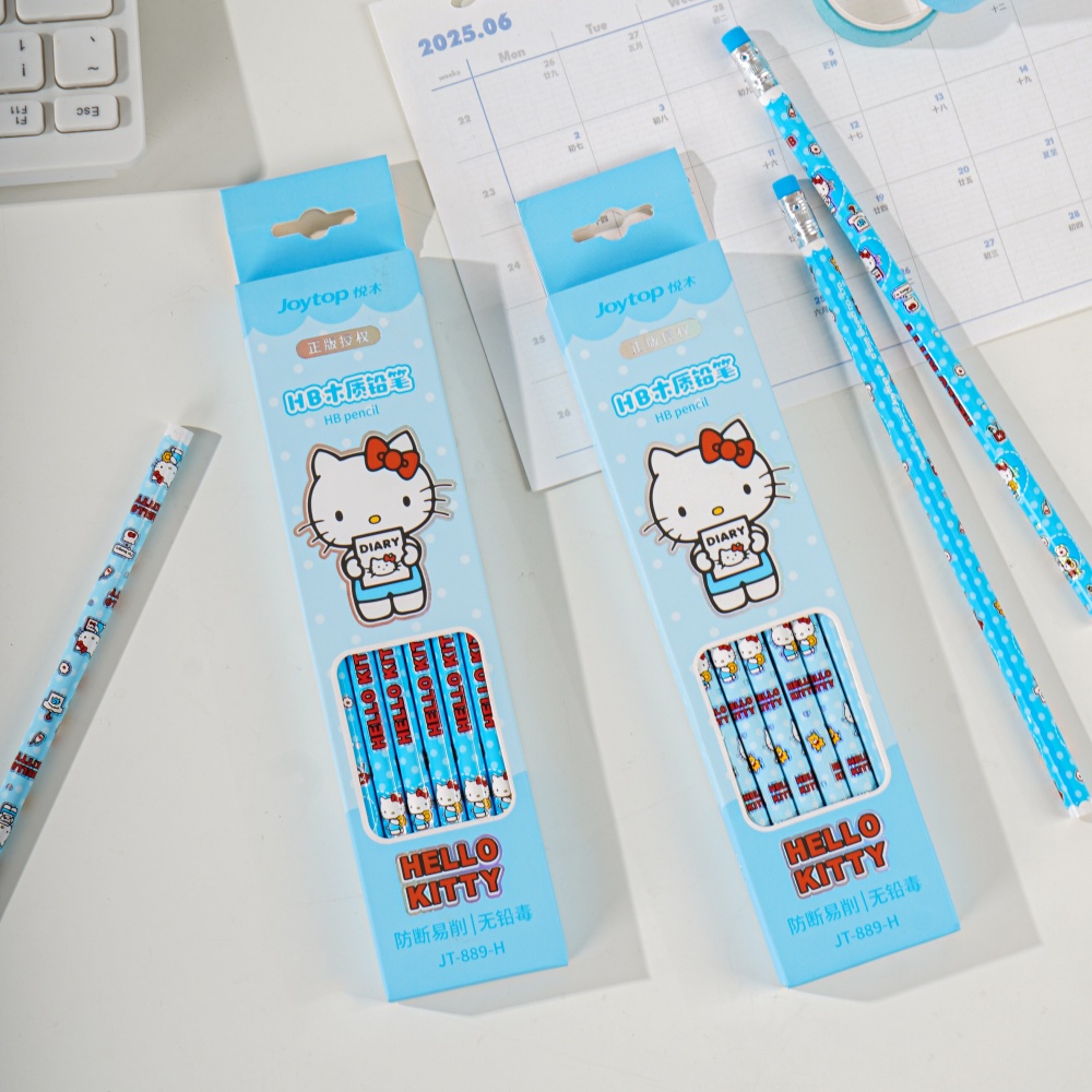 12 Buah Pensil HB Sanrio Hello - Tech Office Accessories ulasan dan harga
