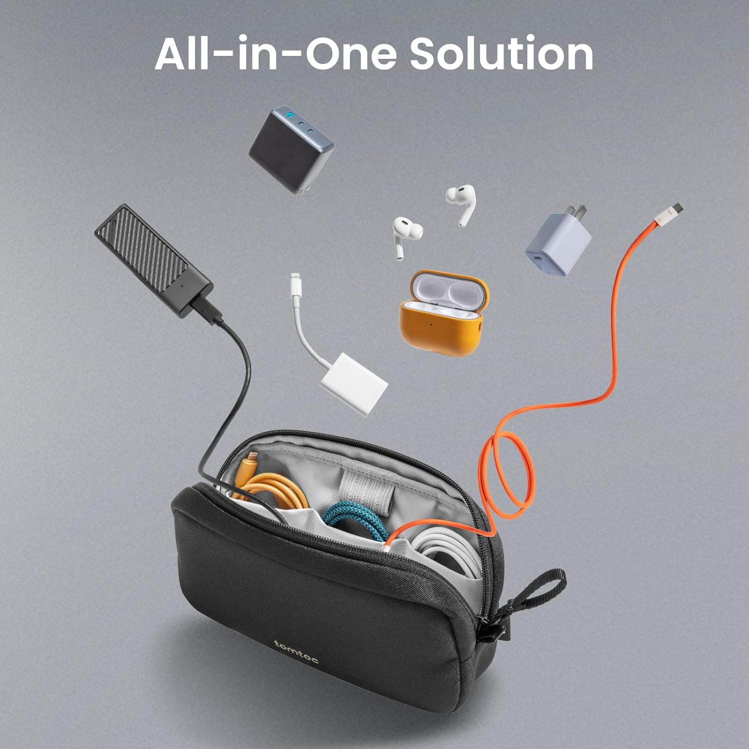 Tas Organizer Elektronik Tahan - Tech Accessories Travel Case ulasan dan harga