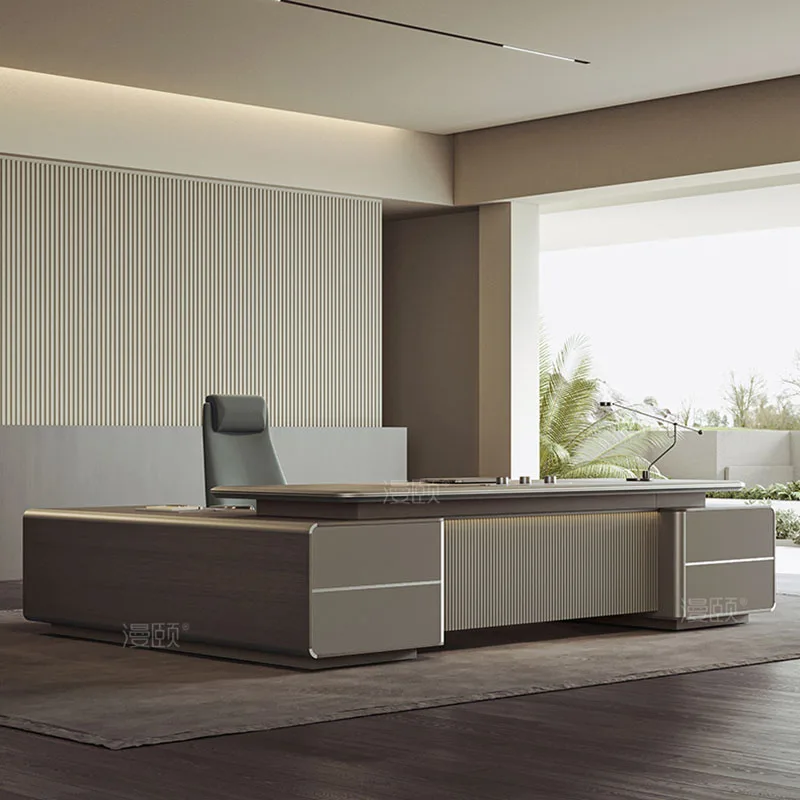 Meja Gaming L Boss untuk Rumah - Tech Accessories For Work ulasan dan harga